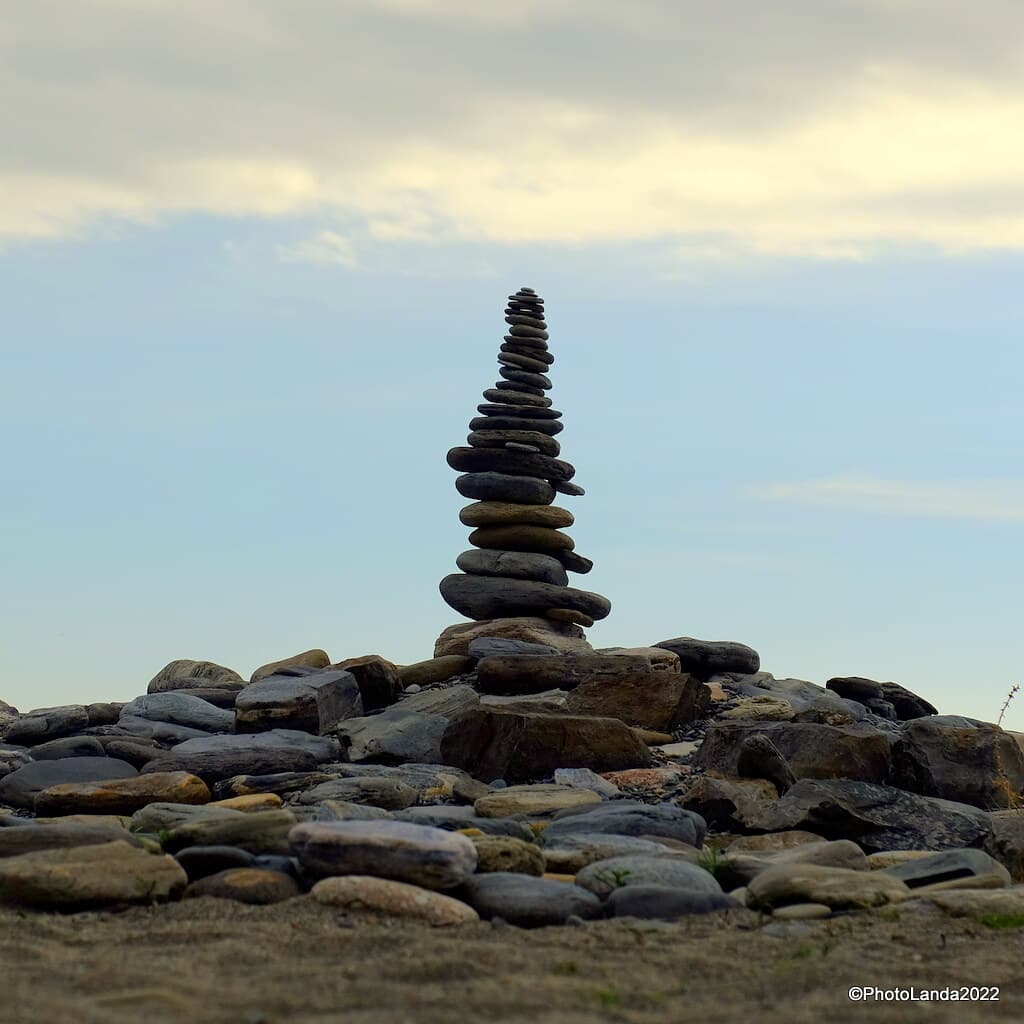 Stone staircase to heaven
