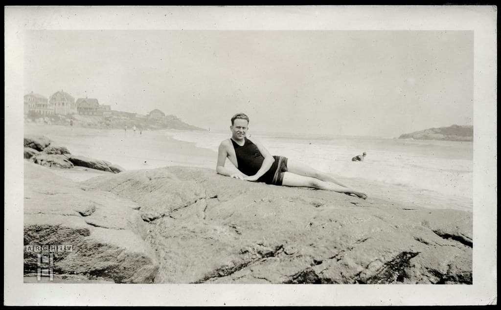 ArchivTappen26Album15w693  Männerporträt, Gloucester MA, USA, 1920er