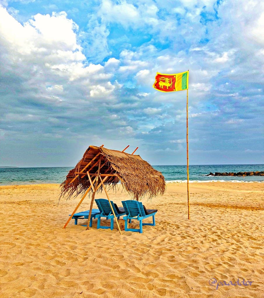 Post Card Picture of the Tangalle Beach, Sri Lanka
