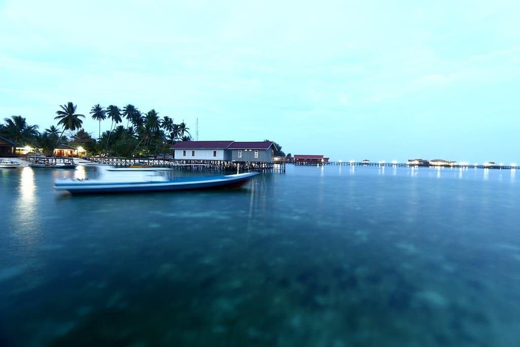 Derawan island at night, Kalimantan Timur