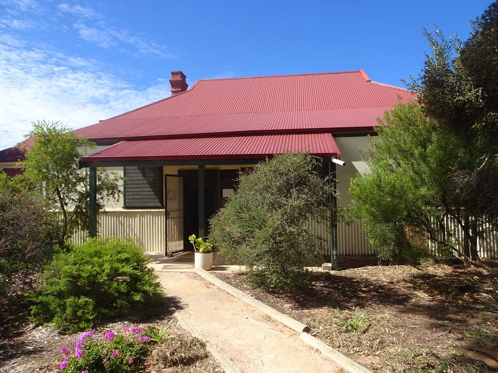 Ceduna. The old government school built in 1914 is now the National Trust Museum with a truly amazing collection. Including items from Maralinga the atomic bomb testing site of the British in the 1950s.