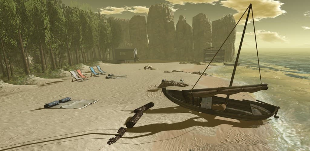Remote Beach Life