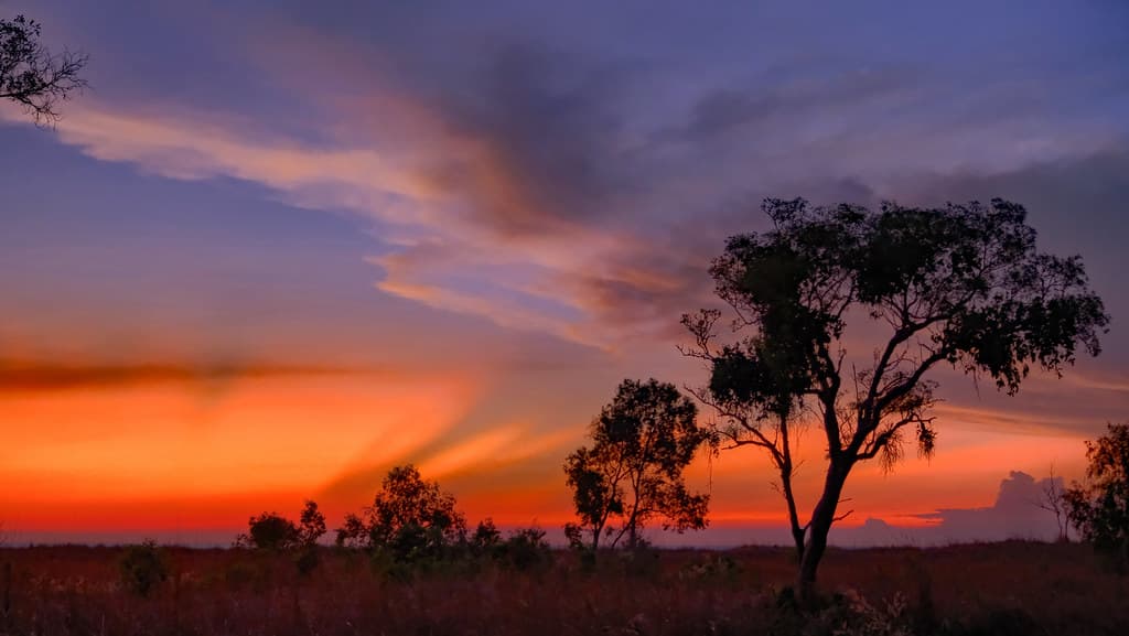 Deep twilight - Casuarina Beach, Darwin Harbour, Northern Territory, Australia - 14 May 2022