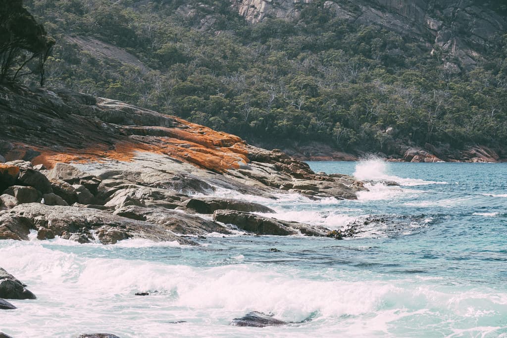 Waves, Wineglass Bay, Freycinet National Park, Tasmania