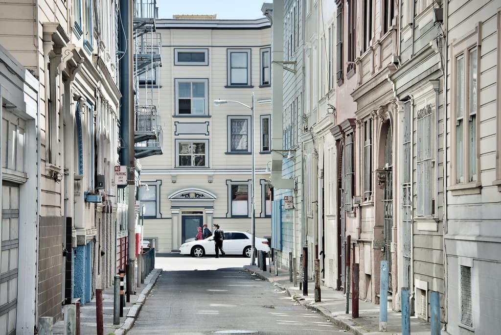 North Beach Couple With Red Hats ...