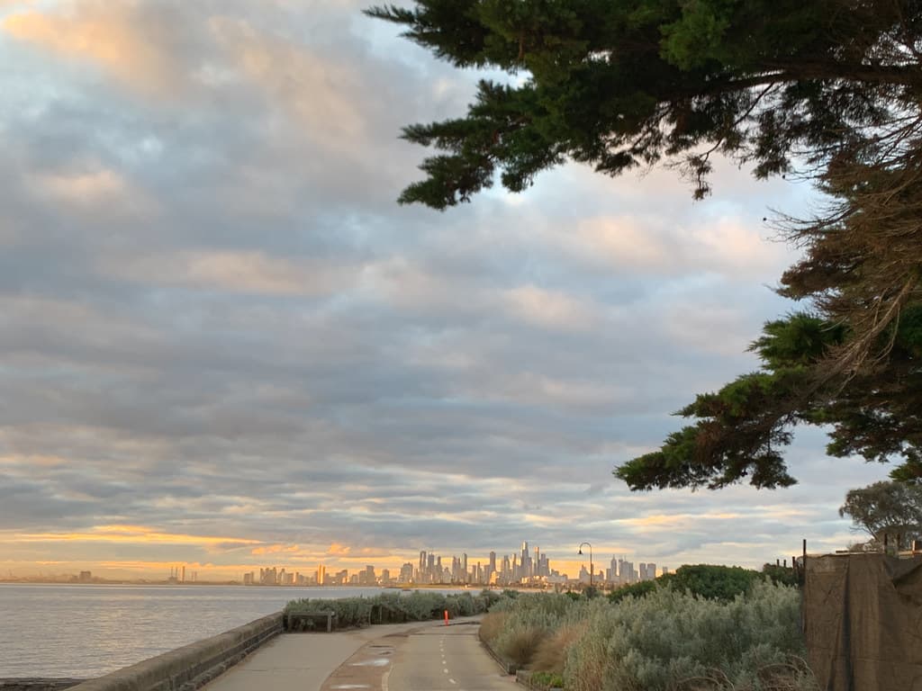 Melbourne in sunlight