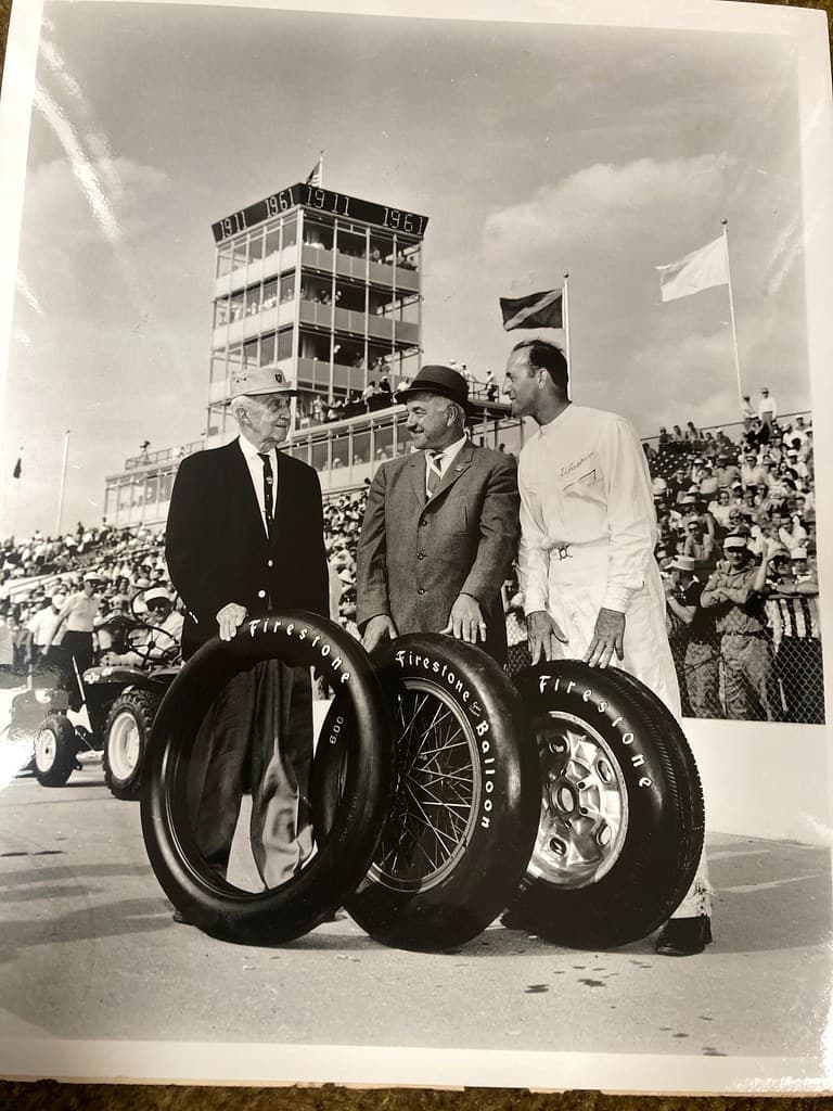 Tires from Firestone Plant South Gate 1961 Indy 500