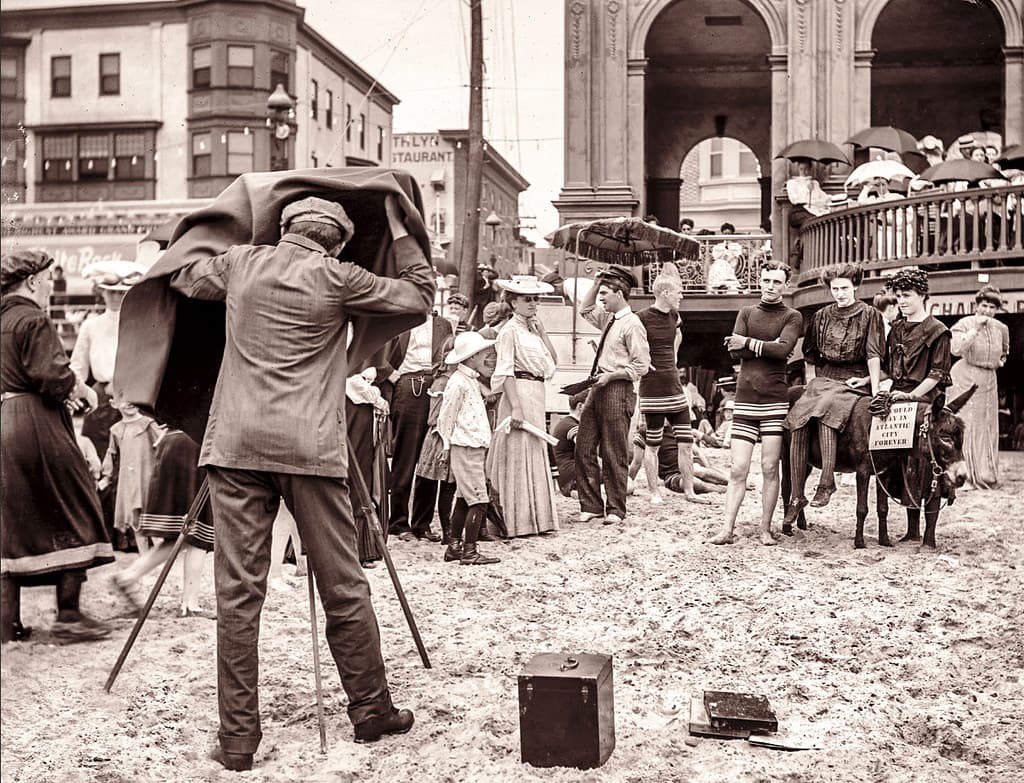 Beach Photographer -- about 1912