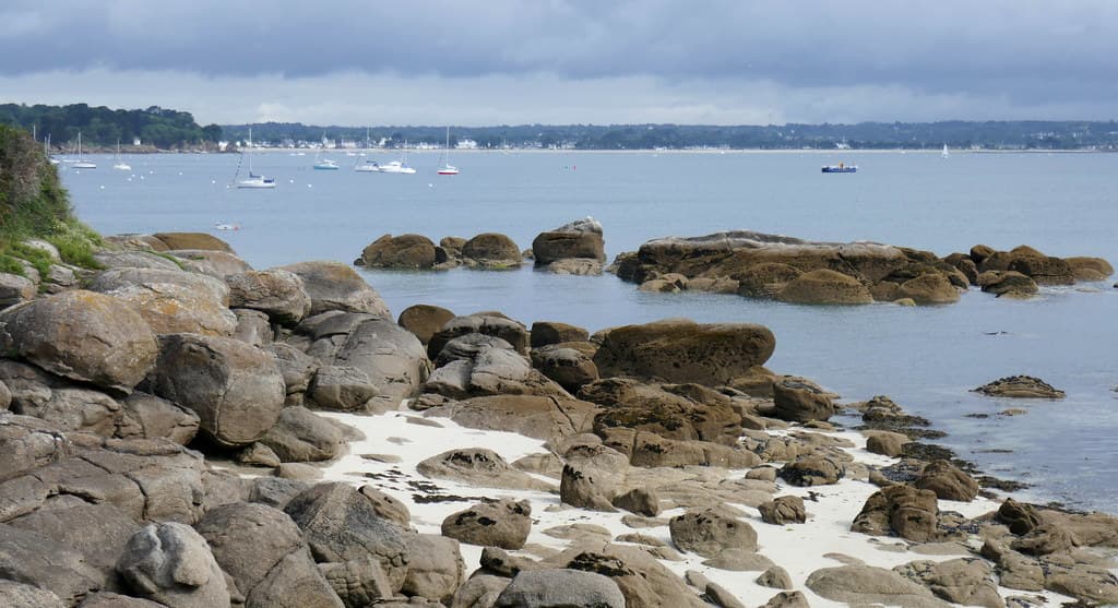 Pointe de Beg Meil, Fouesnant, Cornouaille, Finistère, Bretagne, France.