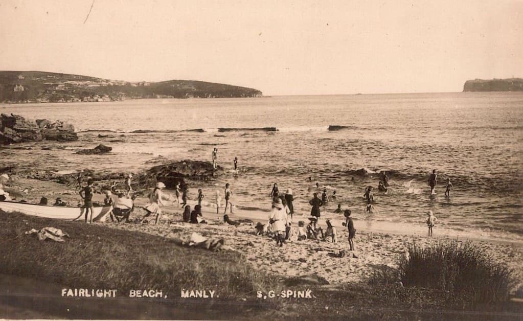 Fairlight Beach at Manly, N.S.W. - circa 1920
