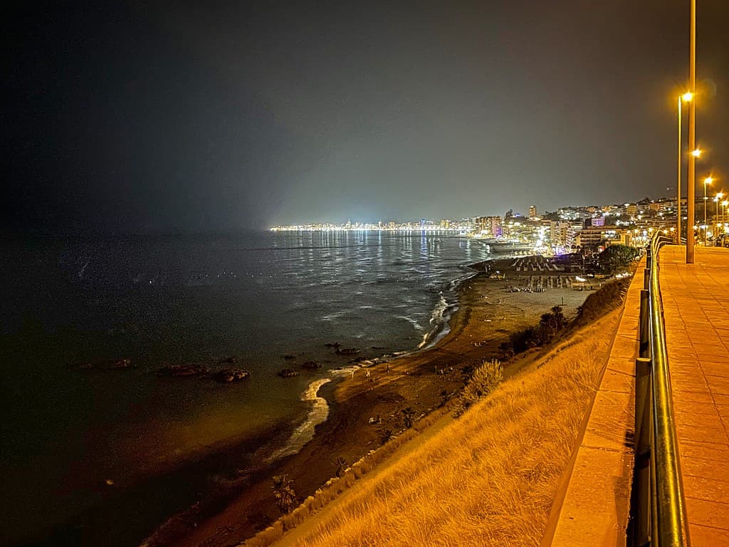 Playa de Los Boliches — photo by woto