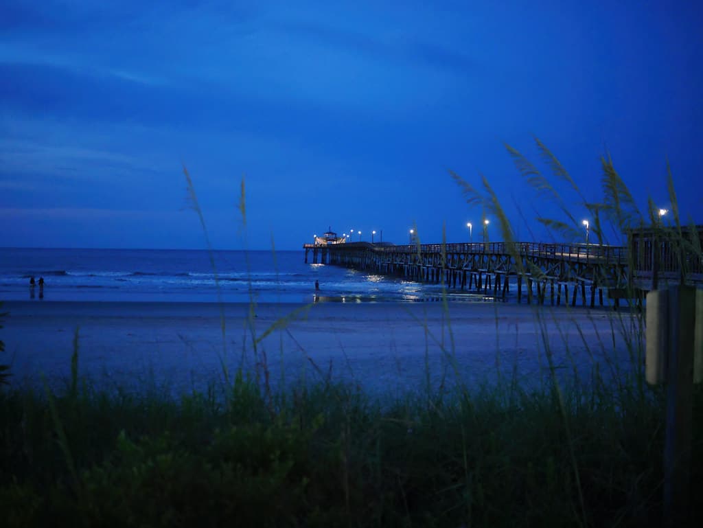 Cherry Grove Fishing Pier before Ian