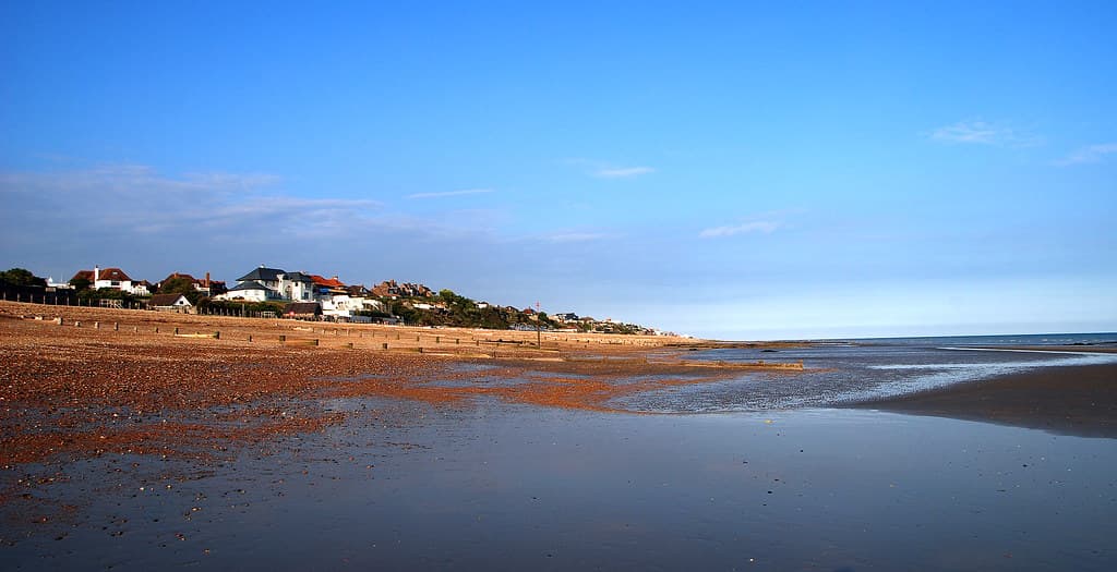 Low Tide and High Expectations Down on Bexhill Beach