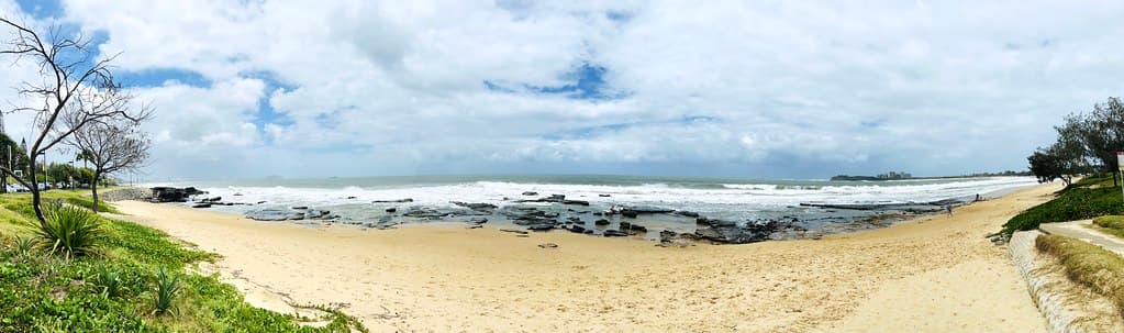 Mooloolaba beach panorama