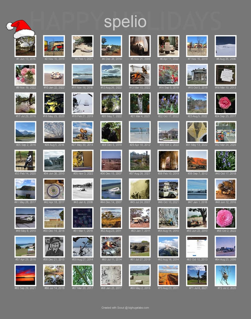 BigHugeLabs list of my Explores.. up to  2022