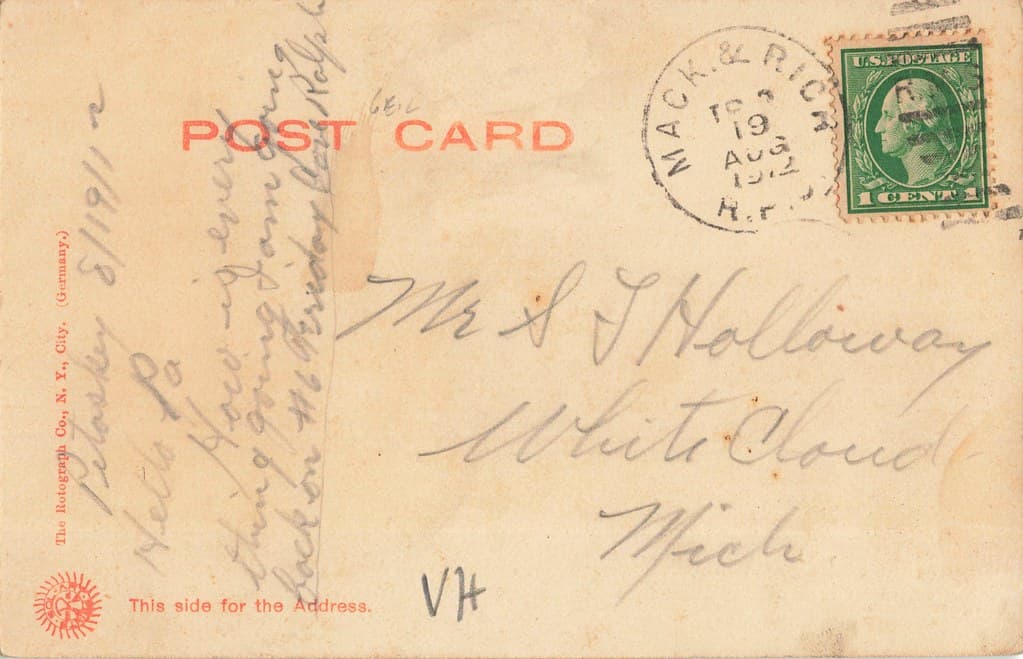 NW Bay View Petoskey MI c.1905 BAY VIEW BEACH & BOAT HOUSES at Methodist Church founded 1875 as a Chautauqua Times Exclusive Restricted Summer Colony Established USPS Post Office 19129