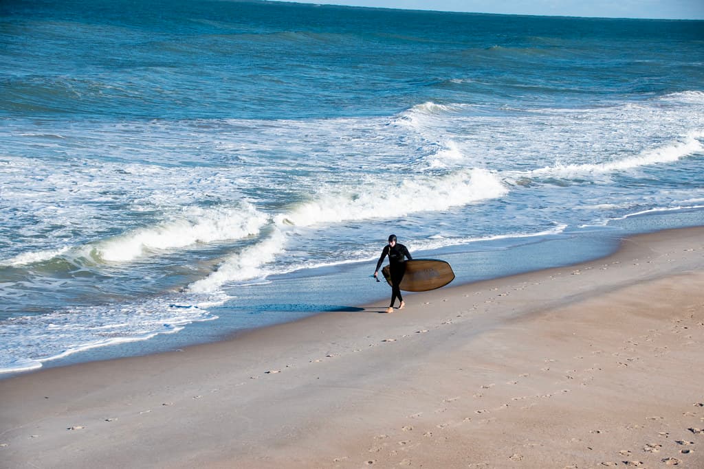 Paddle Boarder -- Playalinda Beach Canaveral National Seashore (FL) January 2023