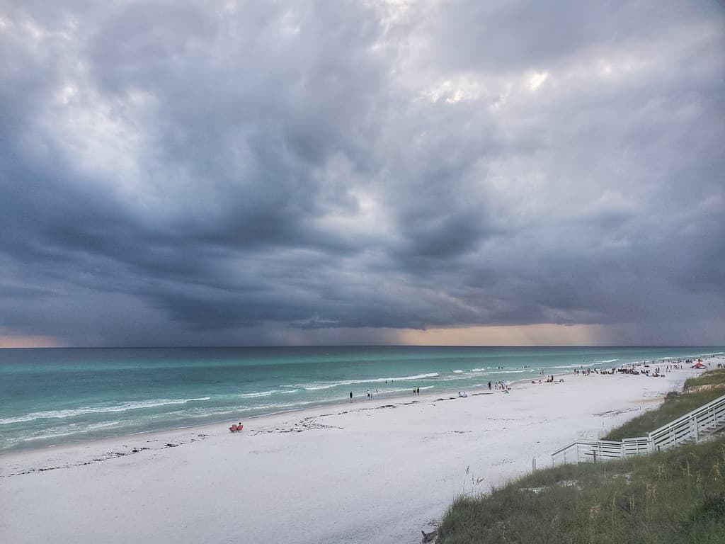 Clouds over the Gulf