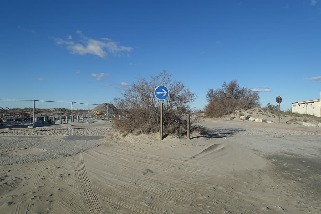 sandy road