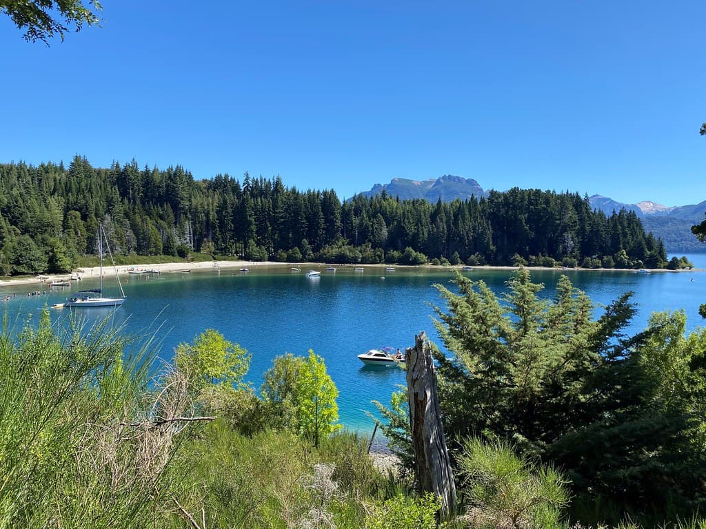 Sendero Playa del Toro at 780 m (2,559 ft) MSL, Victoria Island, Nahuel Huapi lake, San Carlos de Bariloche, Argentina.