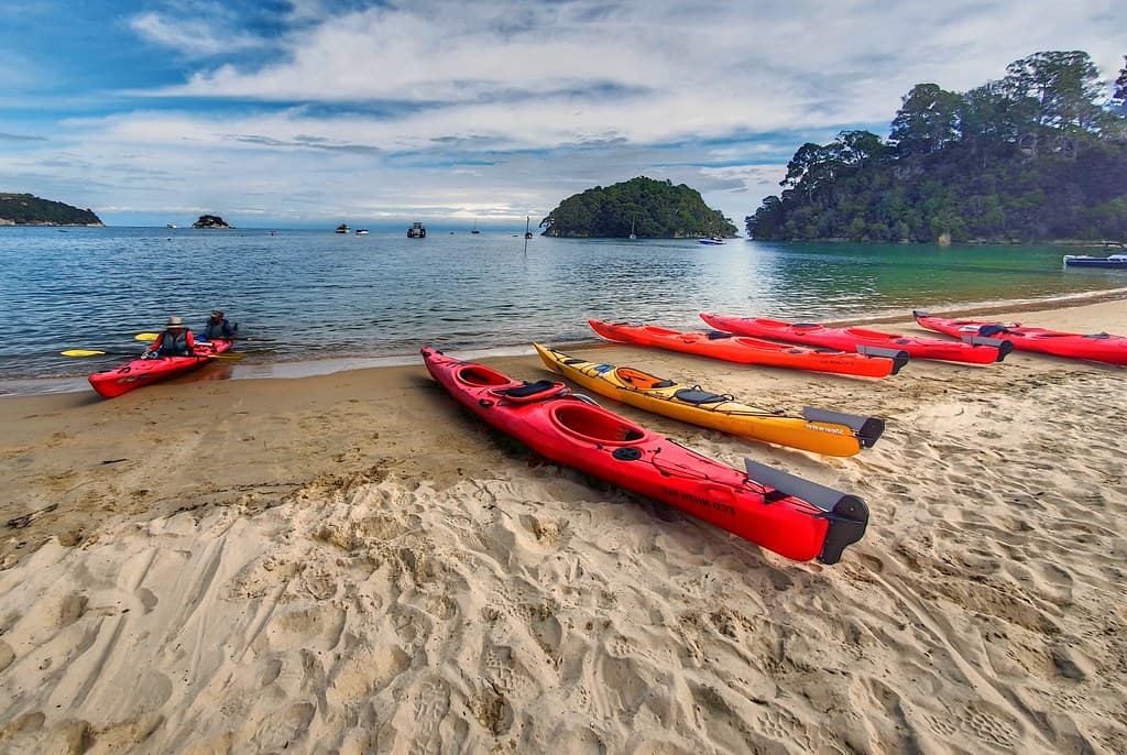 Little Kaiteriteri Beach — photo by Bernard Spragg