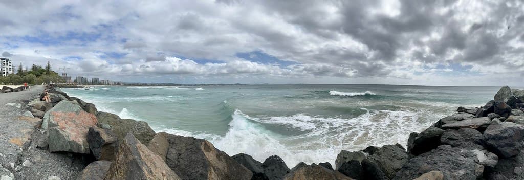 Looking back on Kirra and the coast
