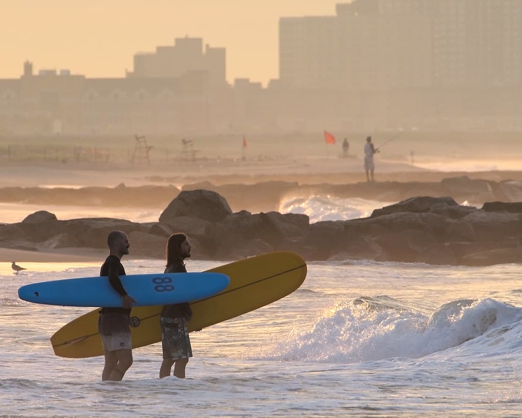 Ocean City Inlet Beach view 2