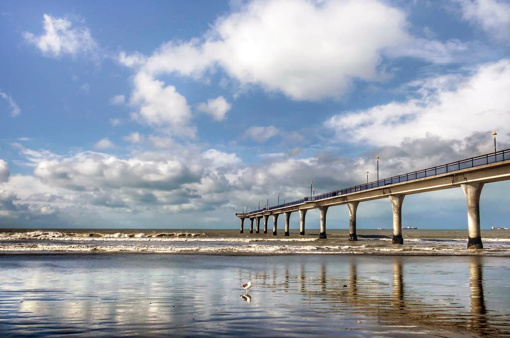 South New Brighton Beach — photo by Bernard Spragg