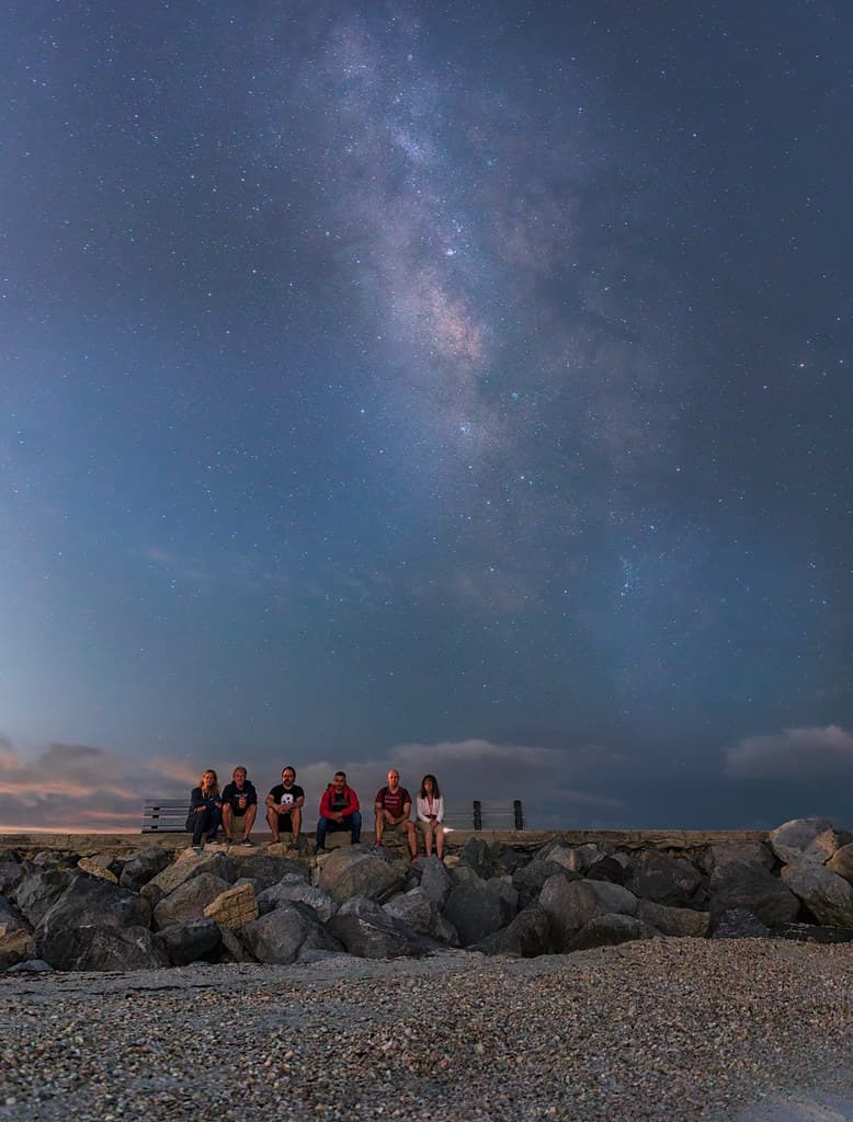 Group Portrait under the Milky Way
