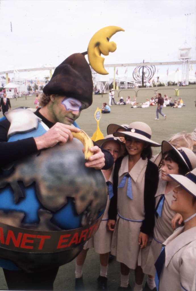 Phyllis Diller Planet Earth Week, Expo 88, Brisbane, 1988