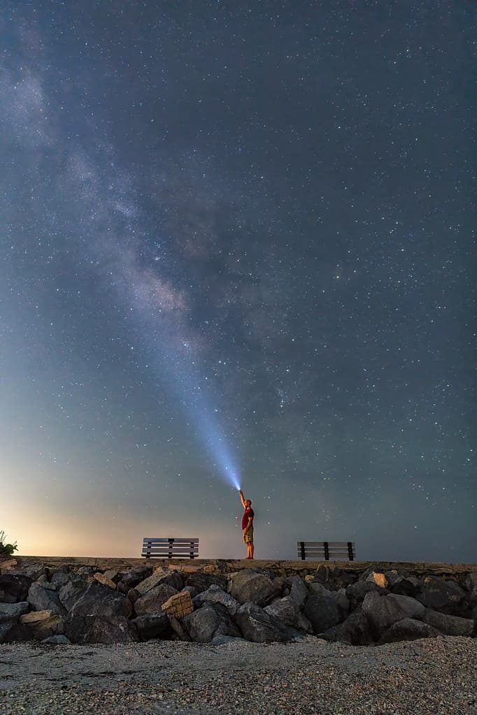 Lighting up the Milky Way by Me