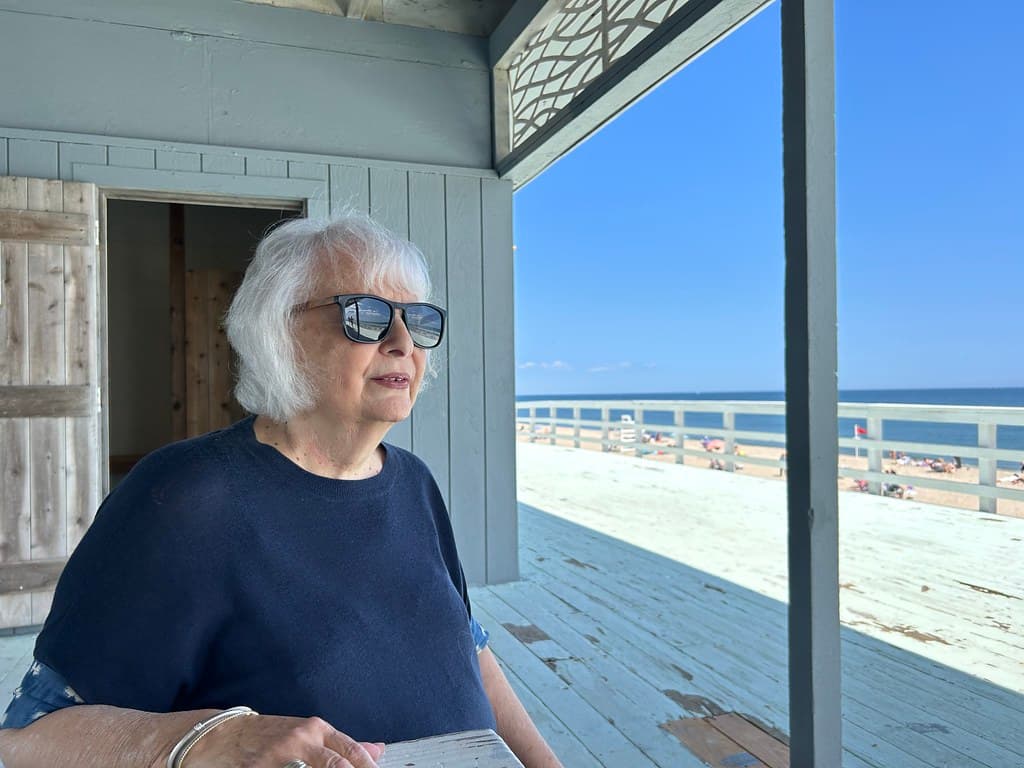 Mom at Tiana Beach
