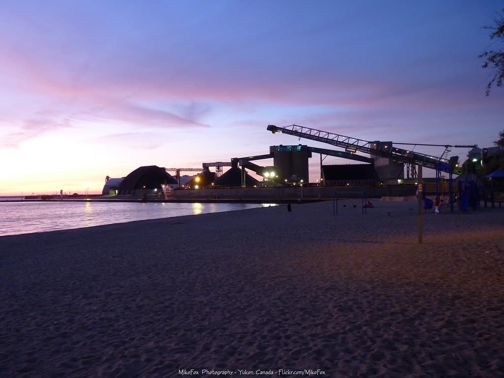A Public Beach on the Largest Salt Mine on Earth