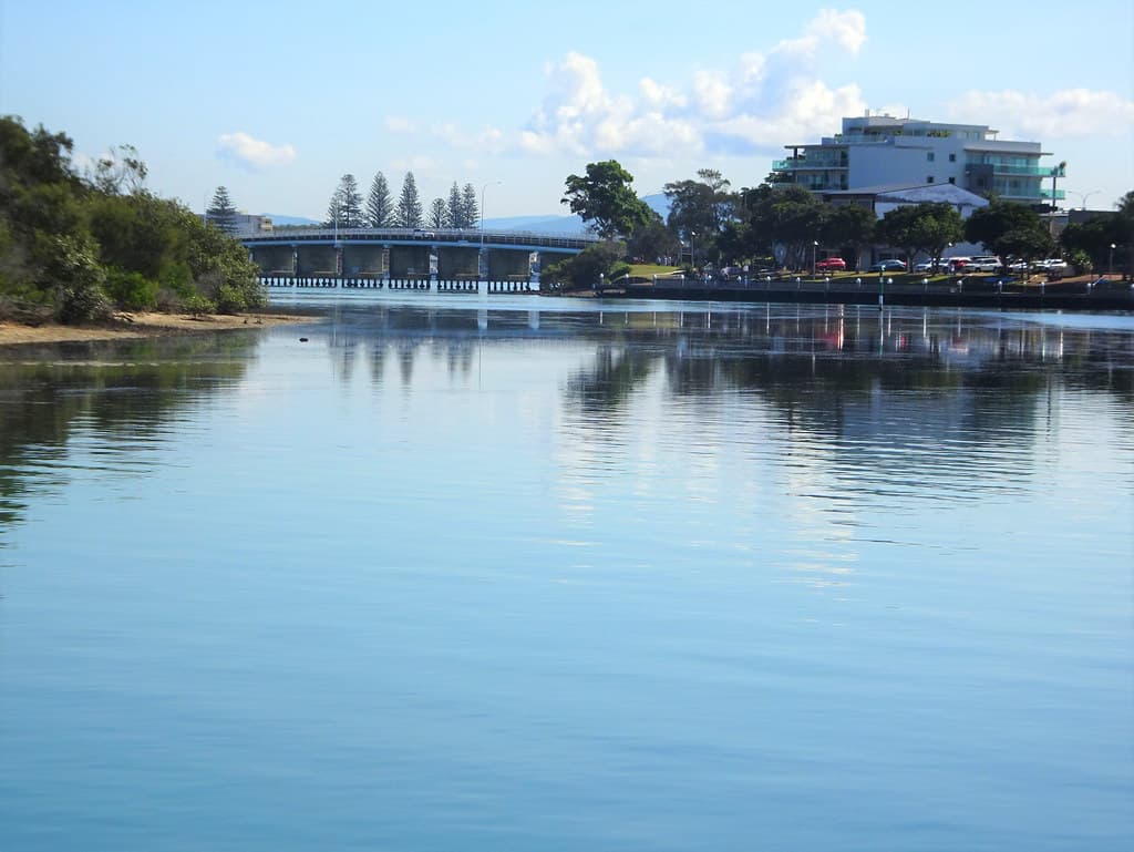 Forster Tuncurry seen from Lake Wallis.