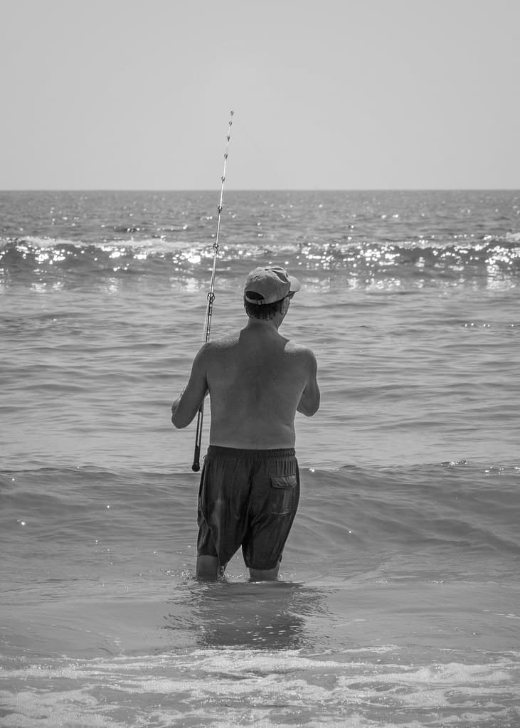 Fishing the surf