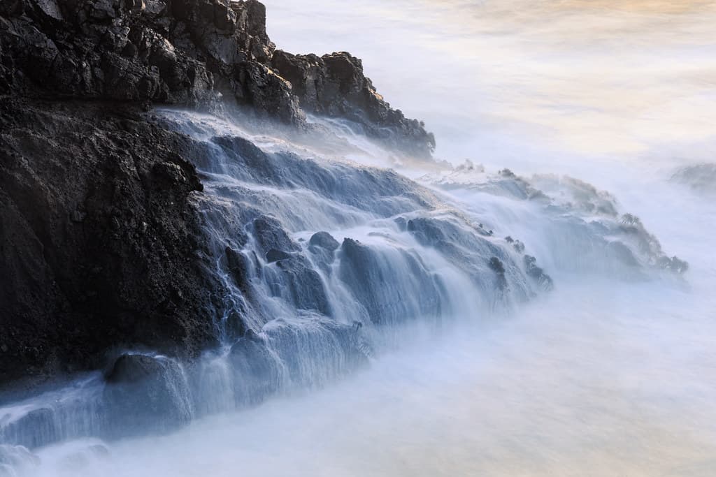 Surf-Covered Rock