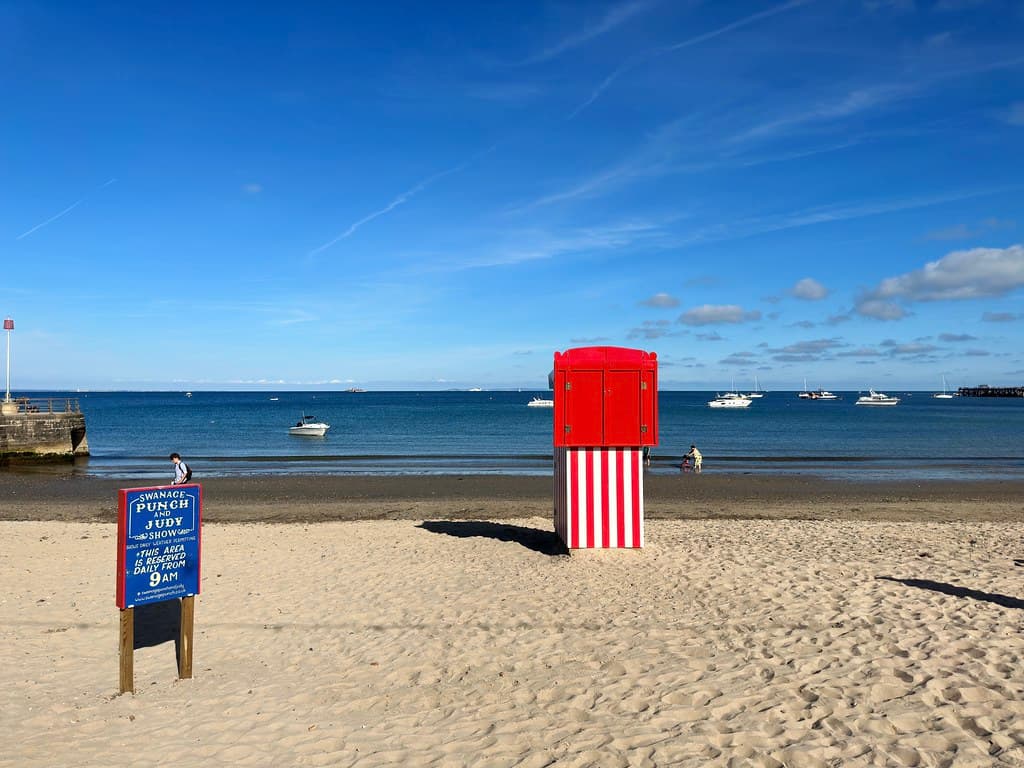 Swanage Beach — photo by John K Thorne