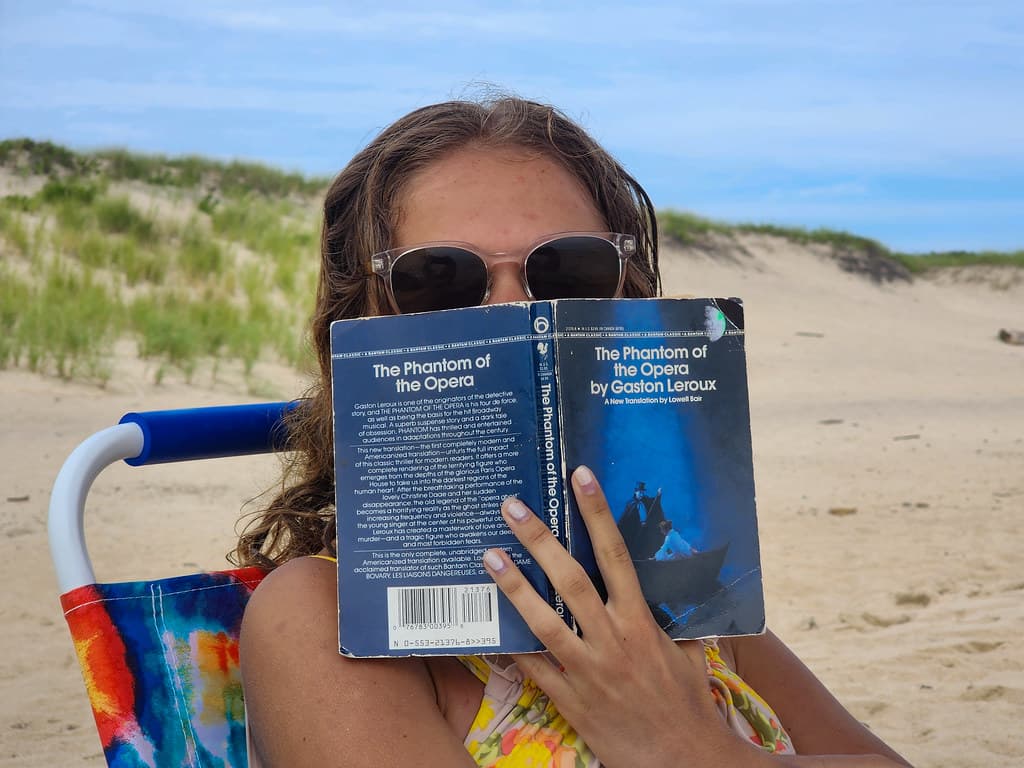 Reading On The Beach