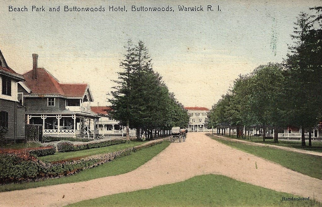 Beach Park and Buttonwoods Hotel, Buttonwoods, Warwick R.I.