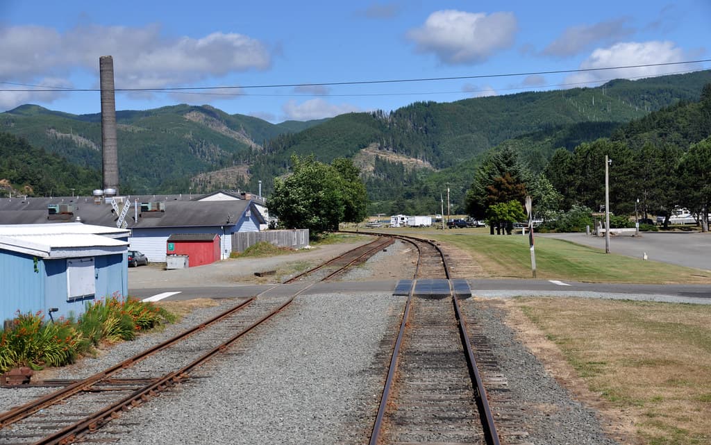 Oregon Coast Scenic Railroad yard (Garibaldi, Oregon, USA) 2