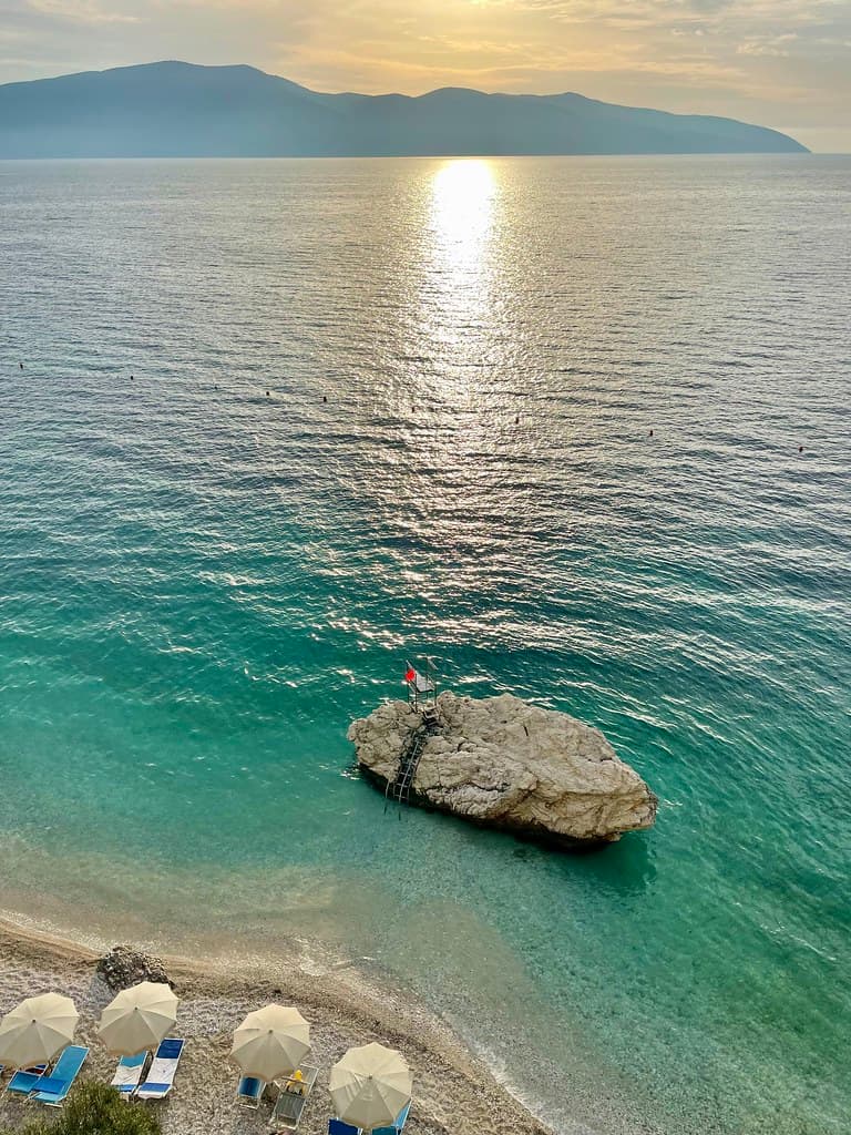 Marina Orikum Beach — photo by tjabeljan
