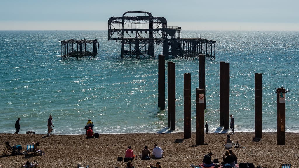 Brighton Beach and West Pier