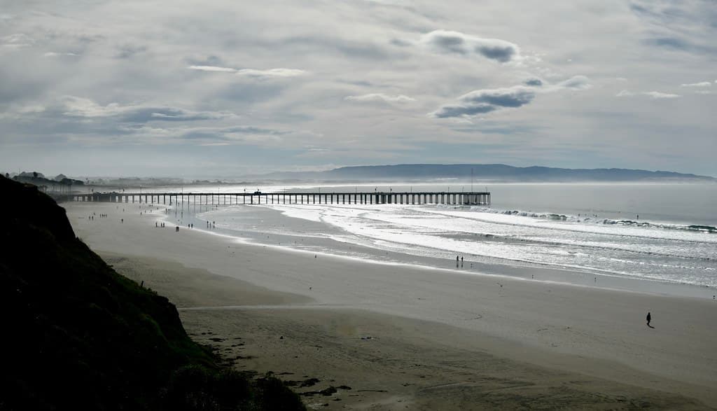 Pismo Pier from the Cliffs at Shell Beach