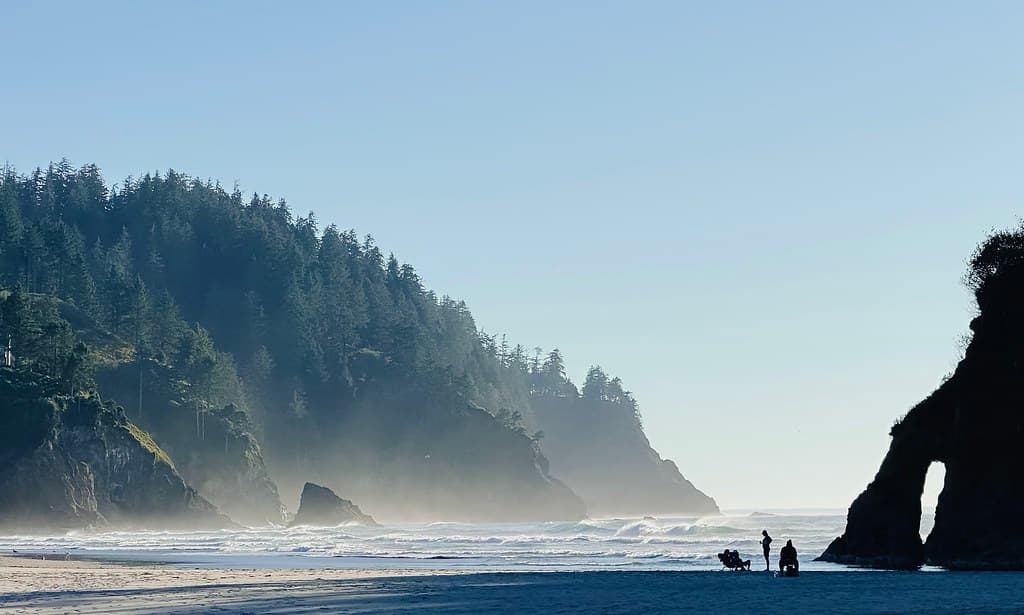 The mysterious keyhole at Neskowin Beach - Neskowin, Oregon