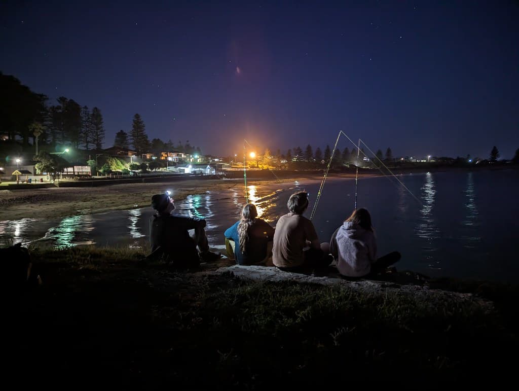 night fishing