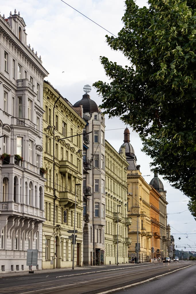 Rašin Embankment, New Town, Prague, Bohemia, Czechia
