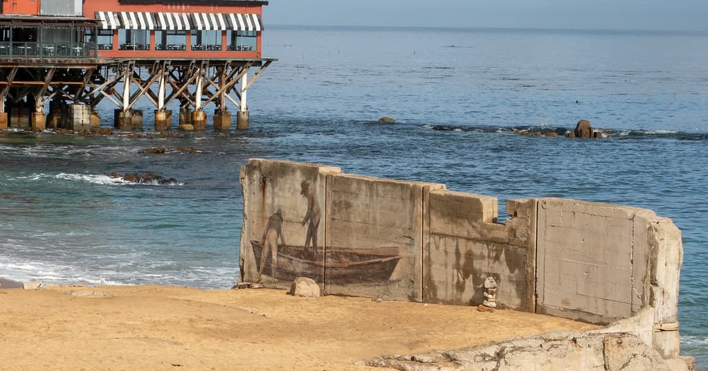 Monterey / Cannery Row – Fishermen’s mural (# 0061)
