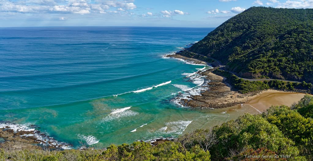 Coasline along the Great Ocean Road (Lorne, Teddy's lookout)