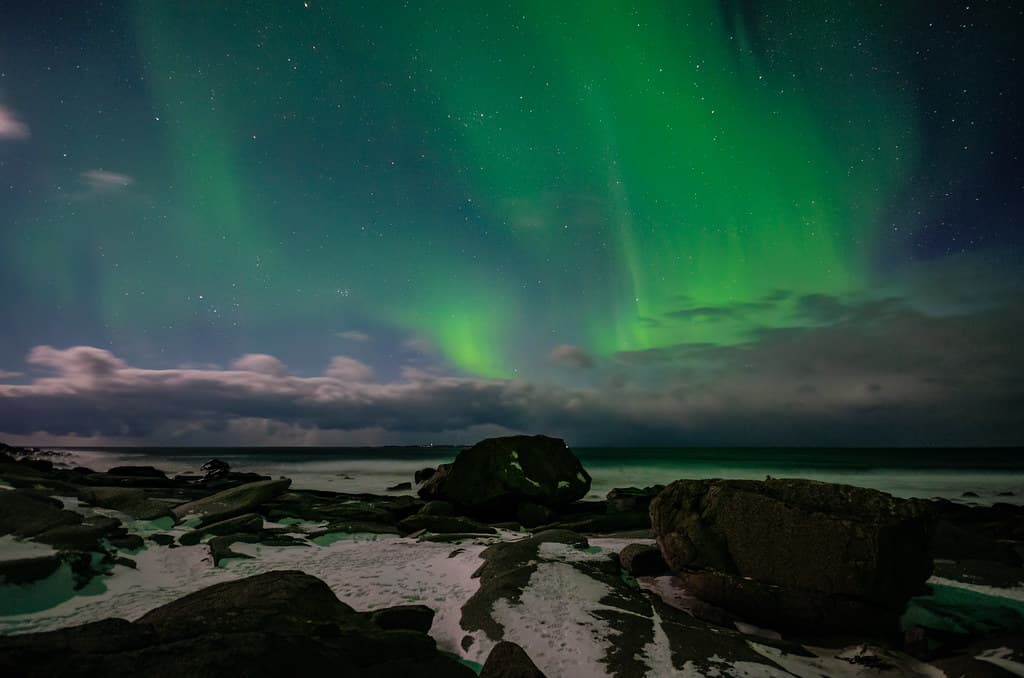 Haukland Beach — photo by Skiwalker79