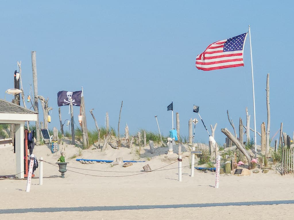 Flag Over Robert Moses